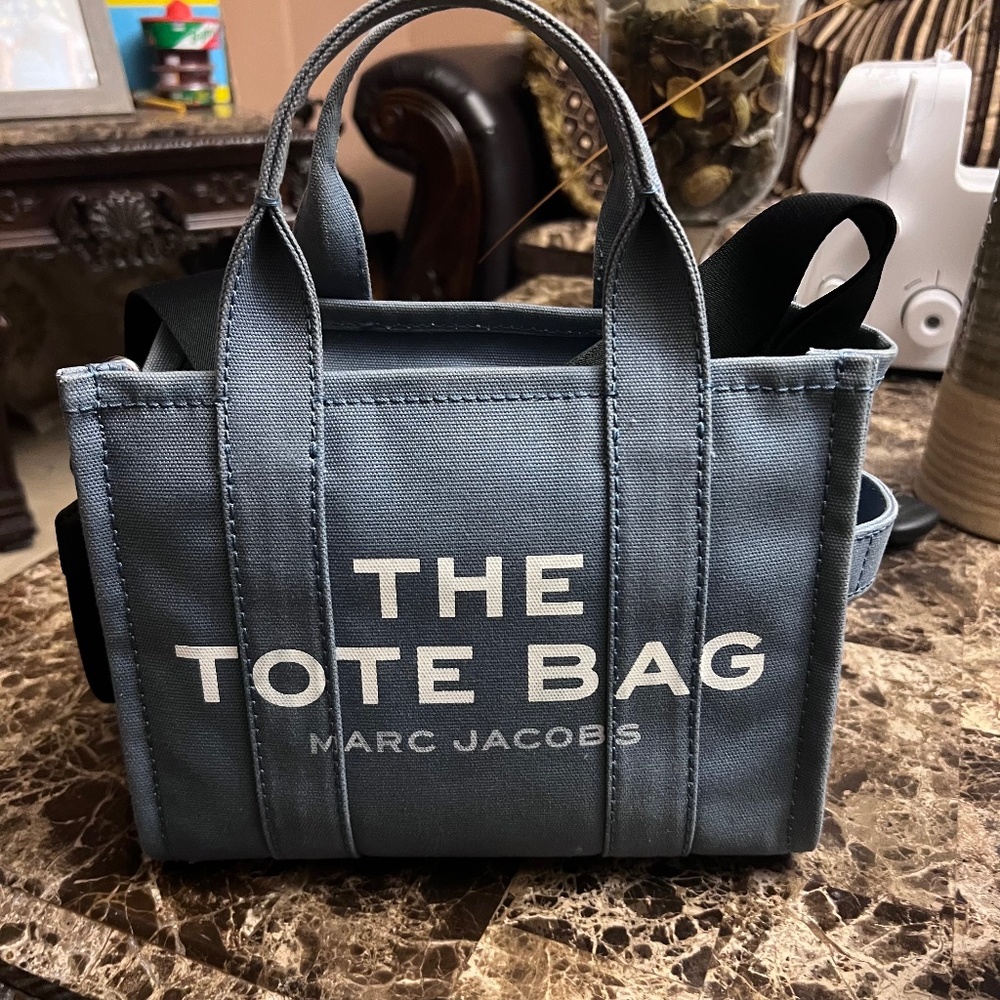 Marc Jacobs mini tote bag in light blue